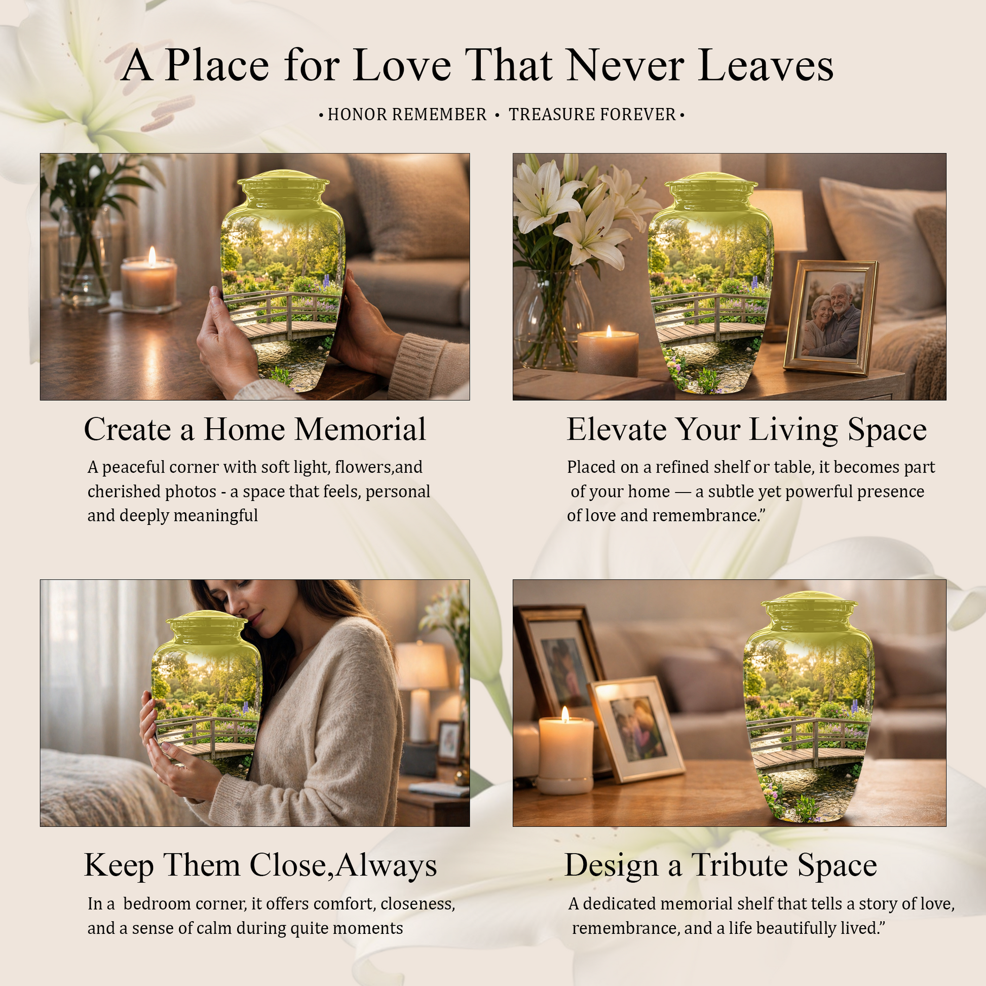 Beautiful Cremation Urns For Nature Lovers - Bridge Scenic Burial Urns