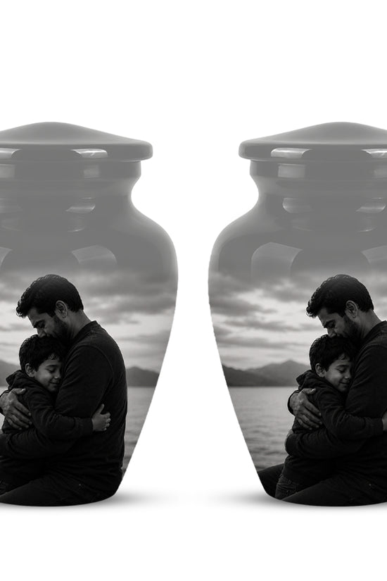 Personalized Father Cremation Urn - Memorial Tribute Urns For Fathers