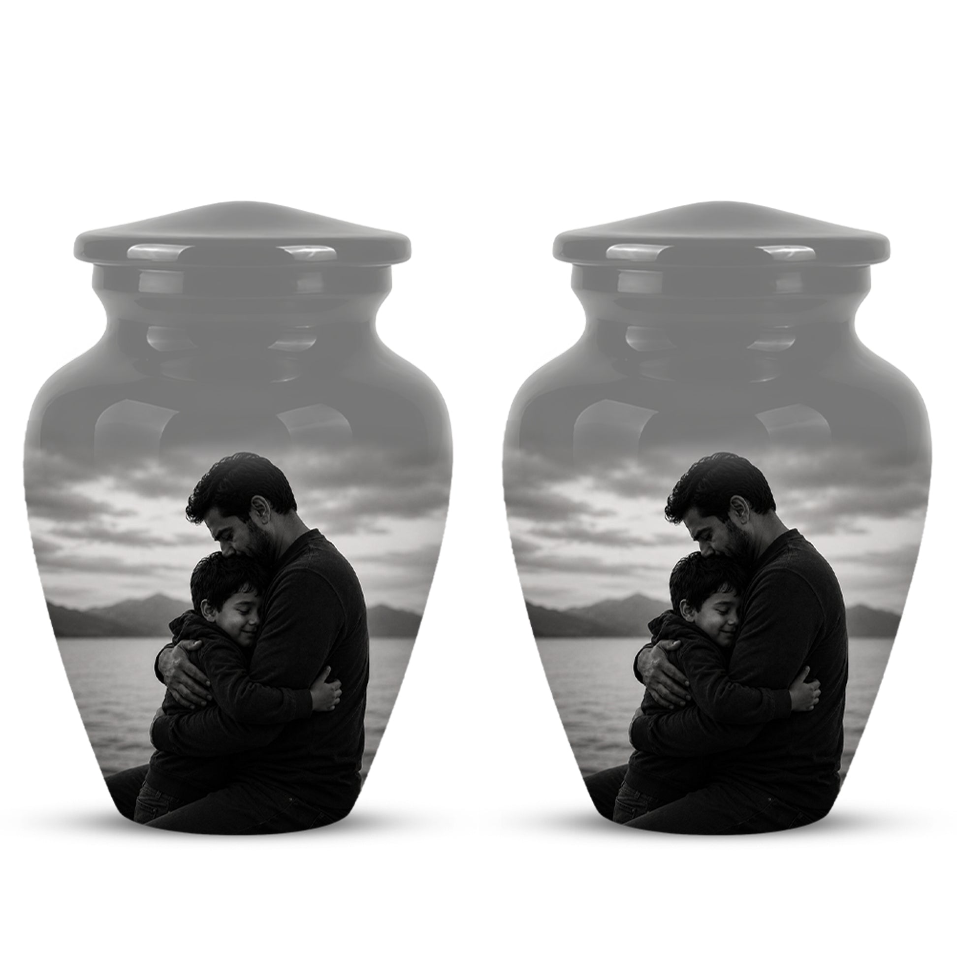 Personalized Father Cremation Urn - Memorial Tribute Urns For Fathers