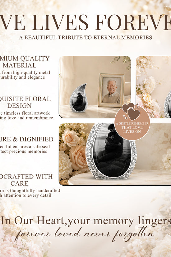 Personalized Father Cremation Urn - Memorial Tribute Urns For Fathers