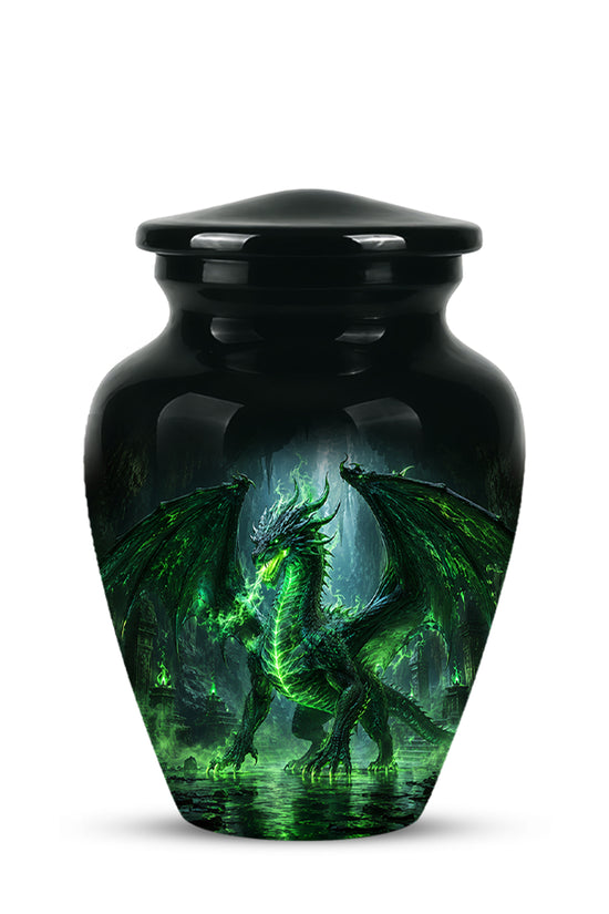 Dragon Themed Urn - Mythical Artistic Memorial Urns For Human Ashes