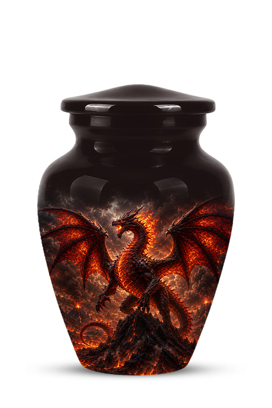 Dragon Fire Cremation Urn - Mythical Dragon Urn For Men & Women Ashes
