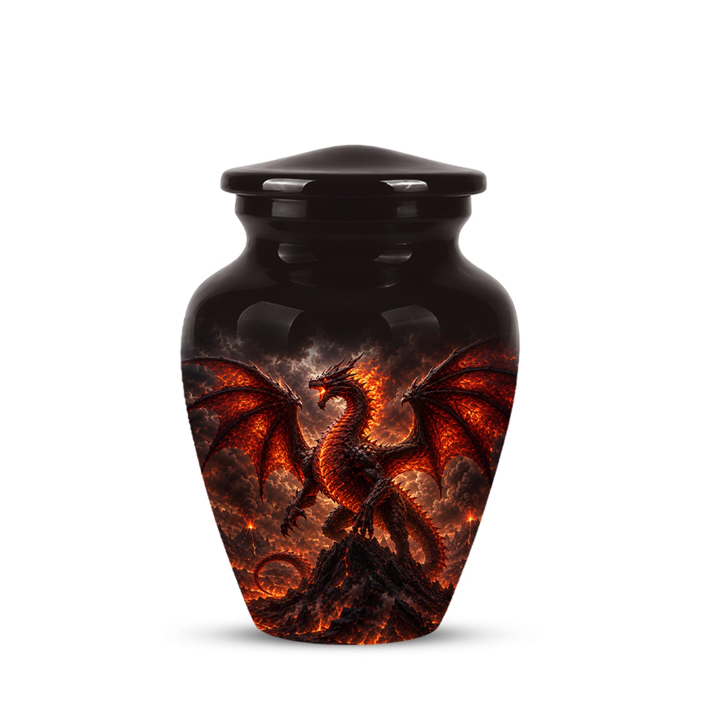 Dragon Fire Cremation Urn - Mythical Dragon Urn For Men & Women Ashes
