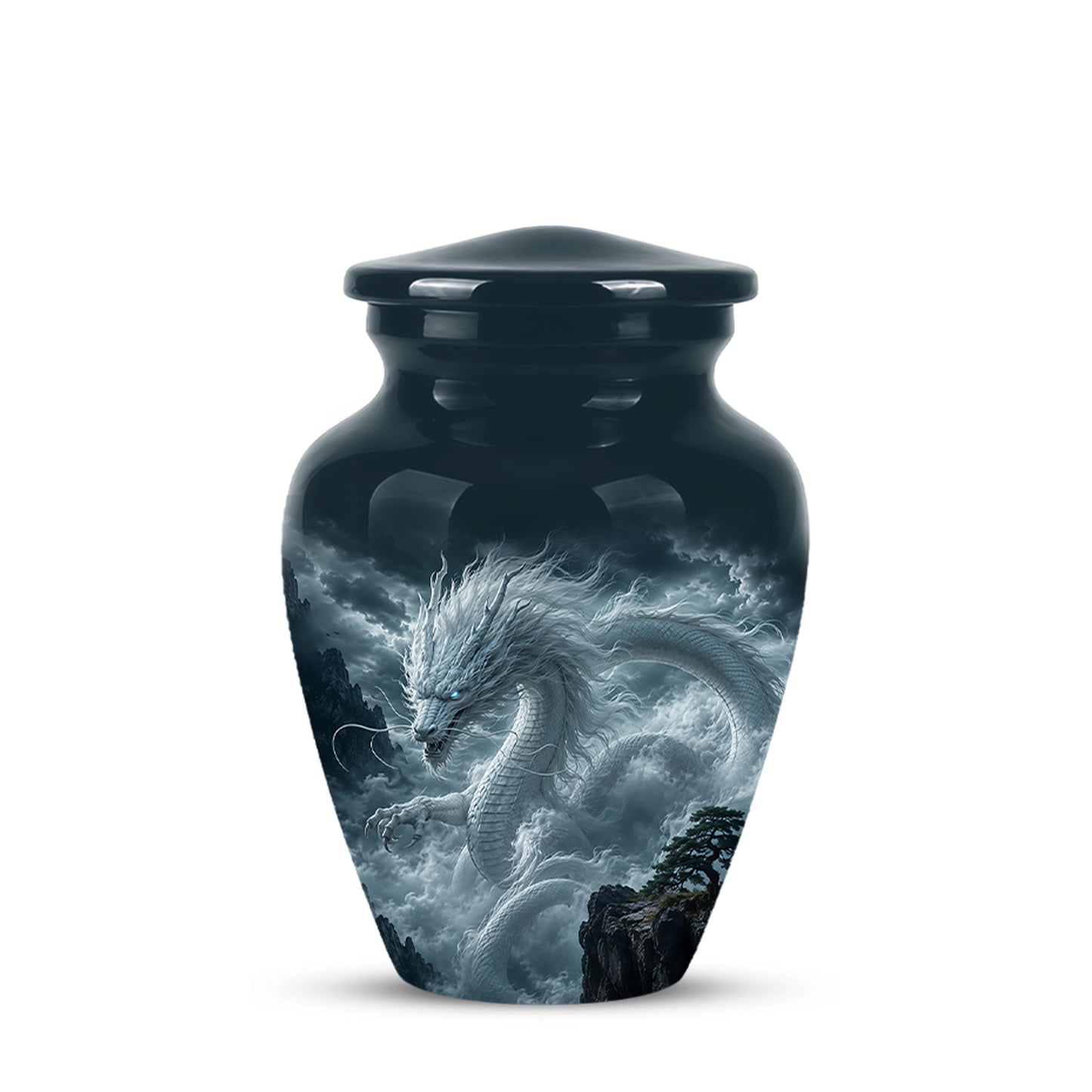 Dragon Cremation Urn = Custom Artistic Adult Memorial Urns For Ashes