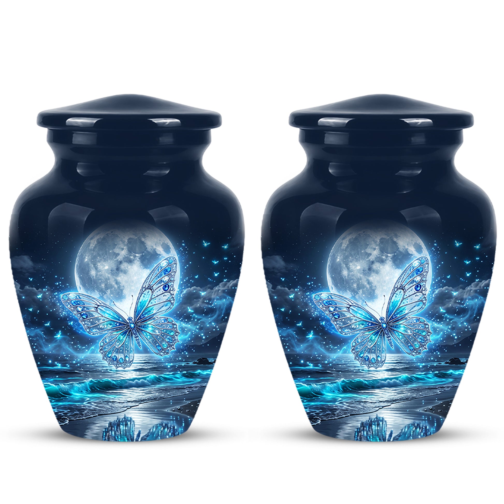 Beautiful Butterfly Burial Urn - Custom Memorial Urns For Women Ashes
