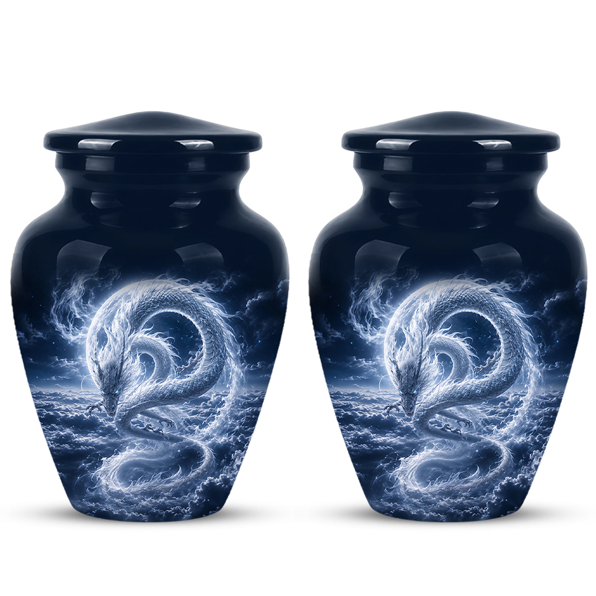 Dragon Cremation Urn - Unique Custom Memorial Urn For Human Ashes