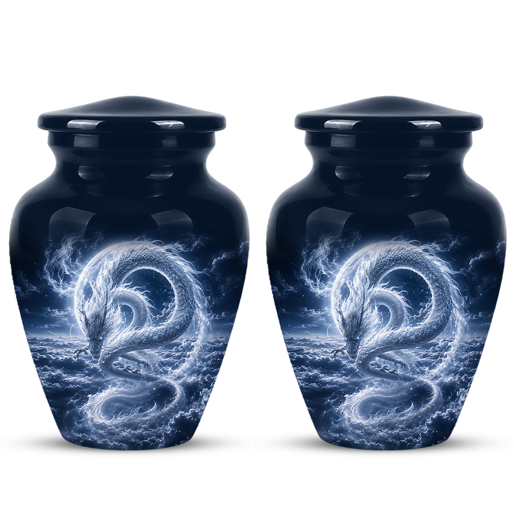 Dragon Cremation Urn - Unique Custom Memorial Urn For Human Ashes