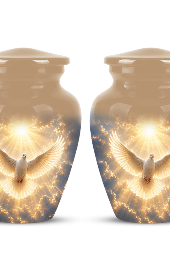 Flying Dove Cremation Urn - Custom Handcrafted Urn For Human Ashes