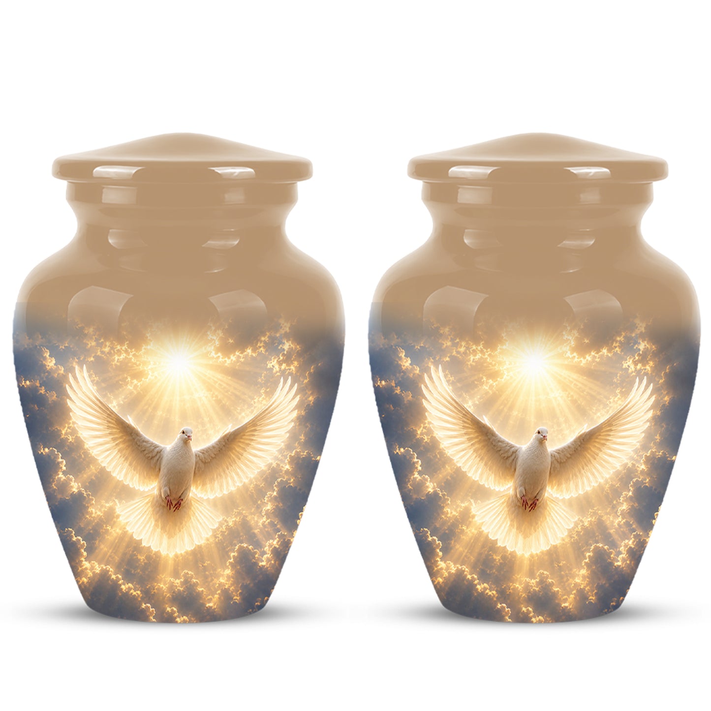 Flying Dove Cremation Urn - Custom Handcrafted Urn For Human Ashes