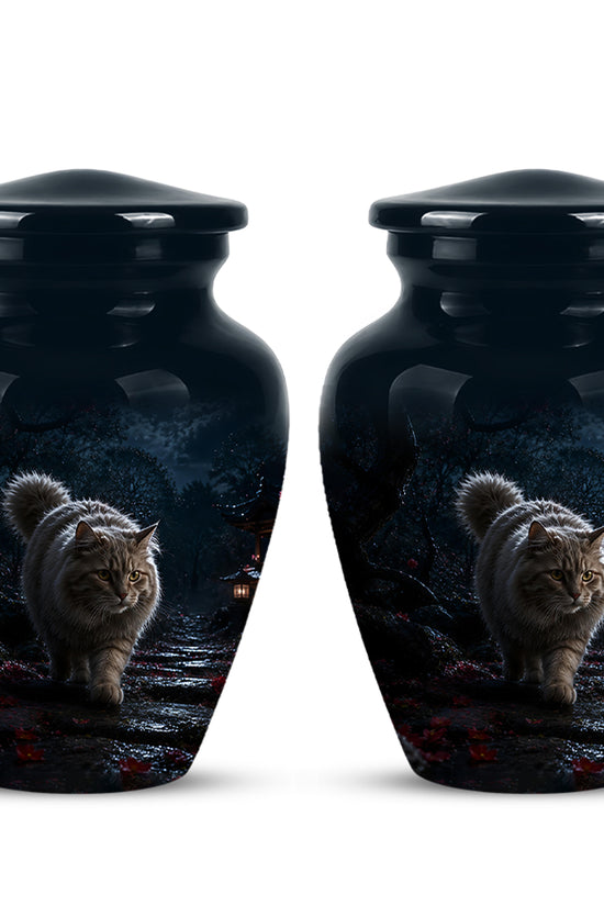 Custom Cat Cremation Urn - Handcrafted Pet Memorial Urns For Ashes