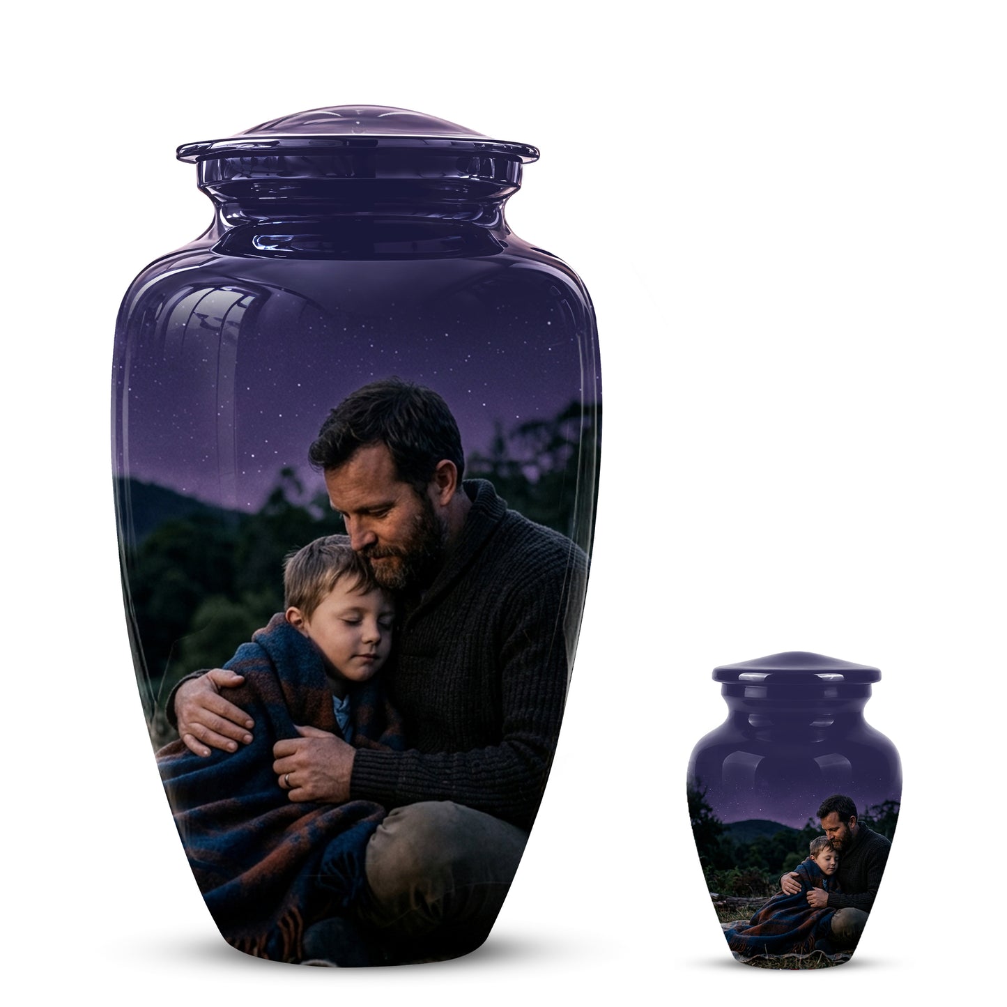 Father & Son Eternal's Love - Personalized Memorial Urns For Loved Ones Ashes