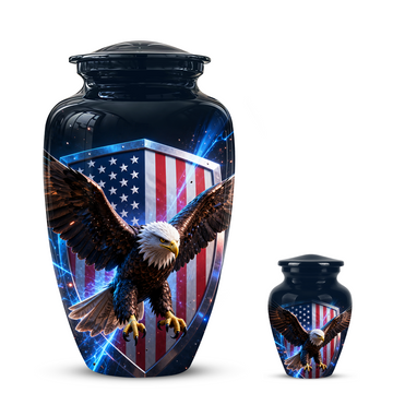 10 inch Large Urn with 1 Keepsake 3 inch