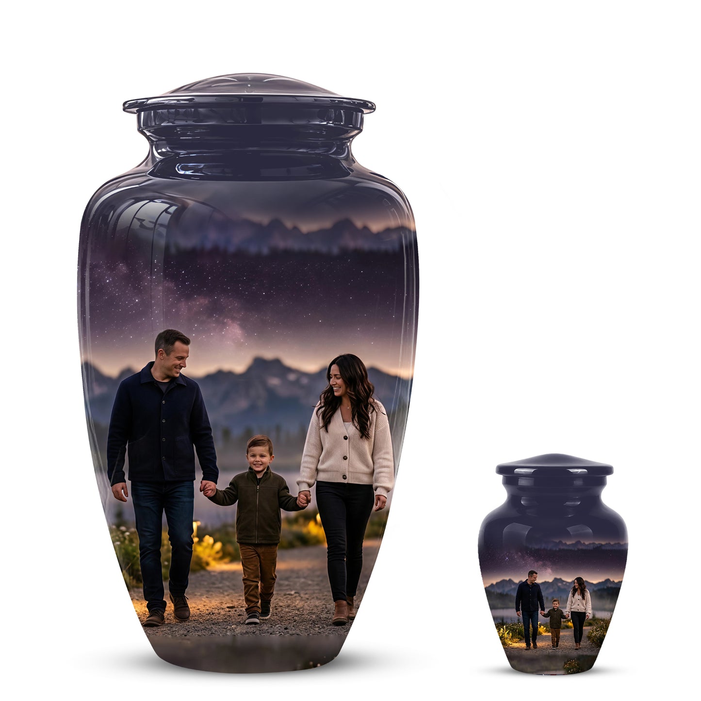 Father, Son & Mother Memorial Urn - Beautiful Tribute Urns For Loved Ones