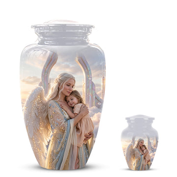10 inch Large Urn with 1 Keepsake 3 inch