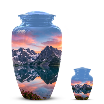 10 inch Large Urn with 1 Keepsake 3 inch